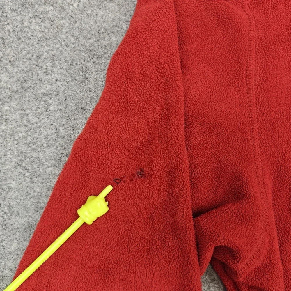 The North Face‎ Pullover Mens XL Red Polartec Classic Fleece 1/4 Zip Hiking